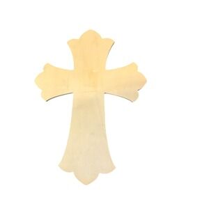 Unfinished Wood Cross Wall Decor Large Rustic Home Decor Craft